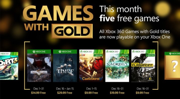 Games with Gold - Dezembro 2015