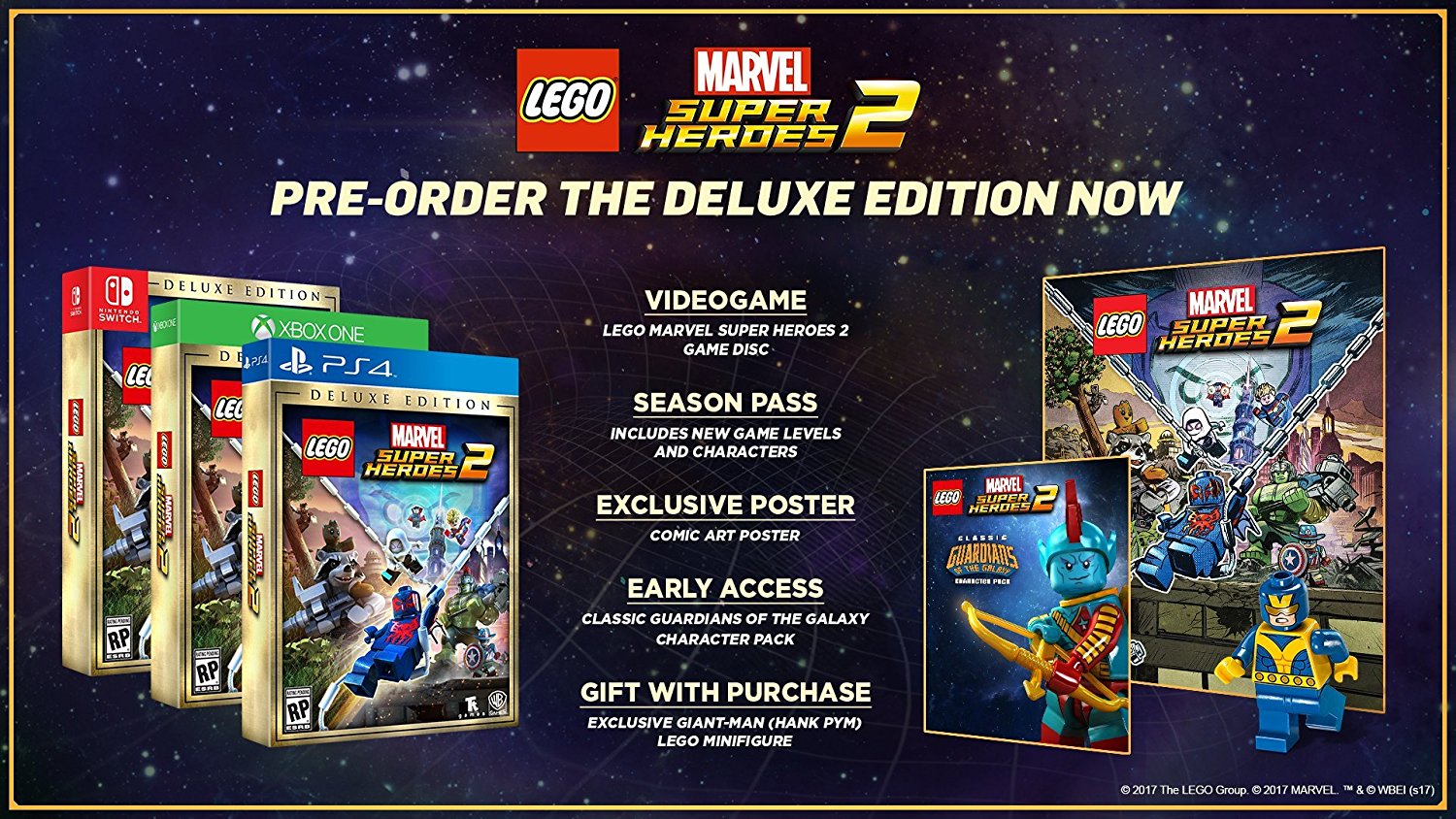LEGO Marvel Super Heroes 2 [ Deluxe Edition Box Set ] (PS4) NEW