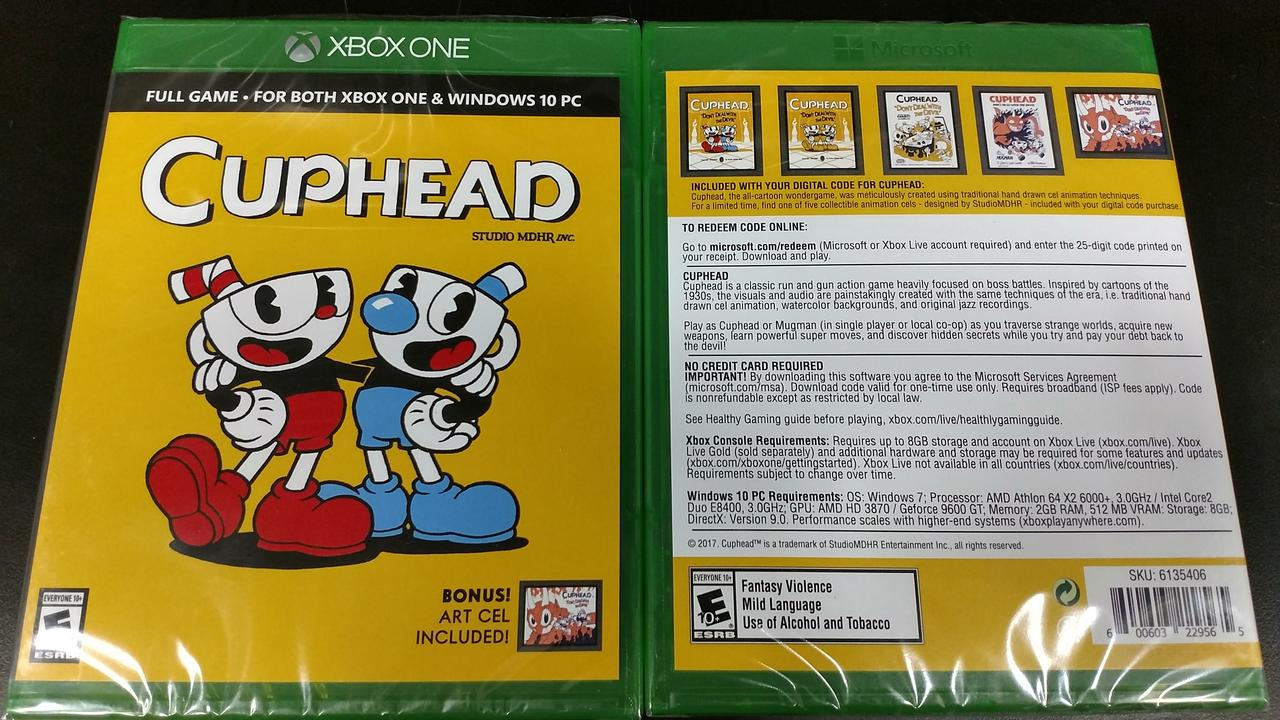 cuphead for xbox 360