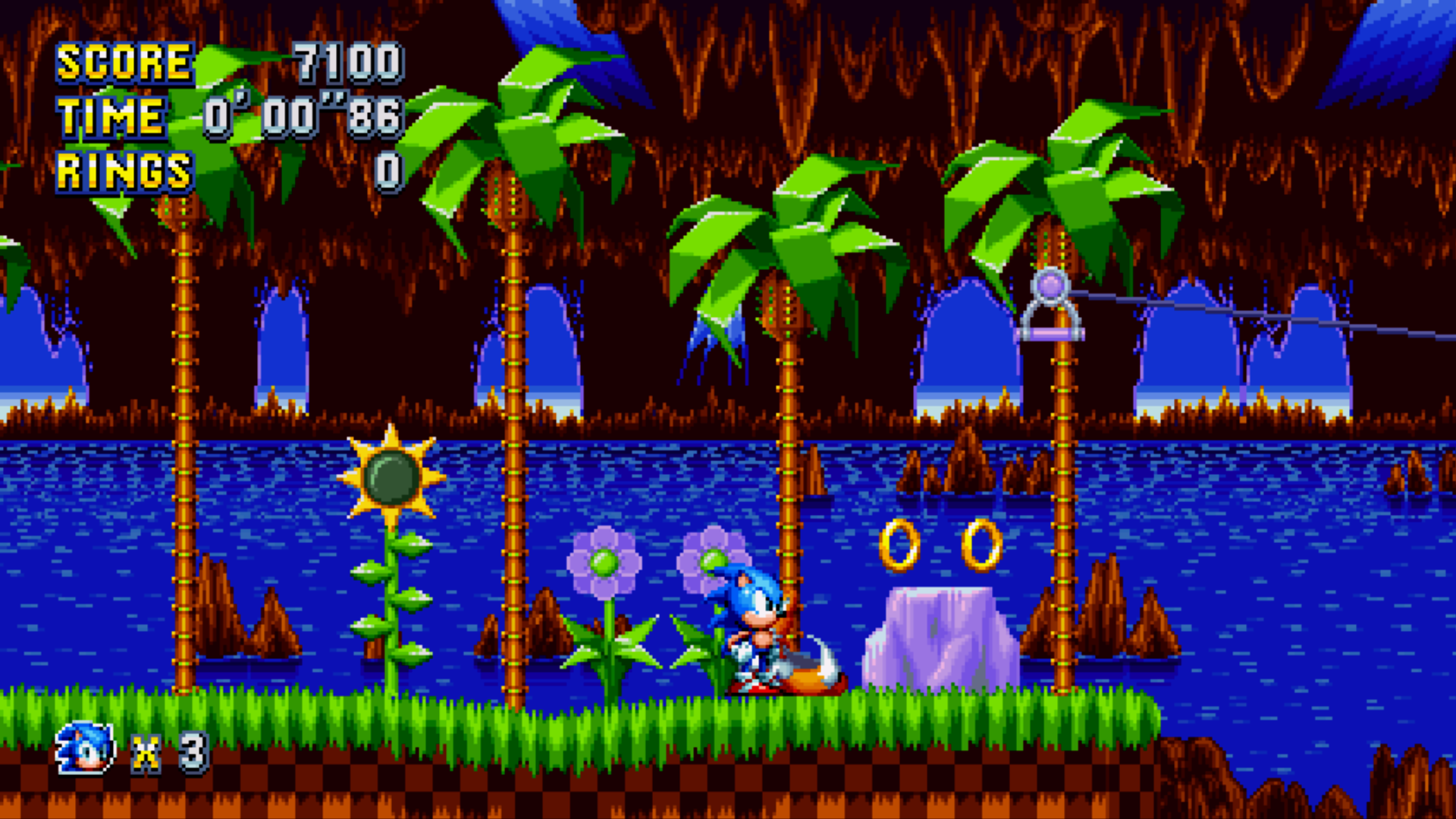 green hill zone  A Essência de Sonic the Hedgehog